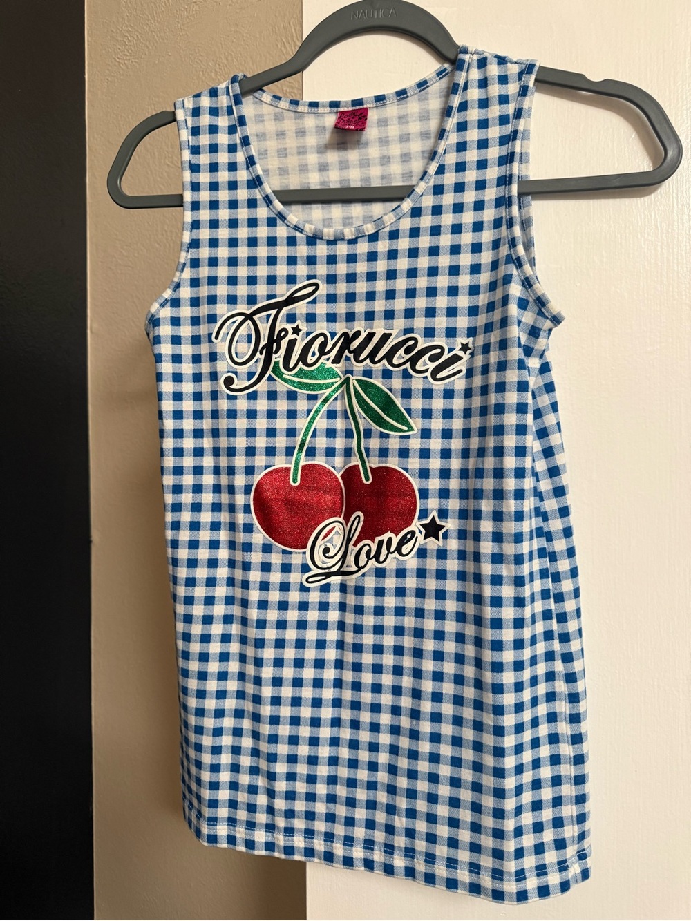 Fiorucci Cherry Gingham Top